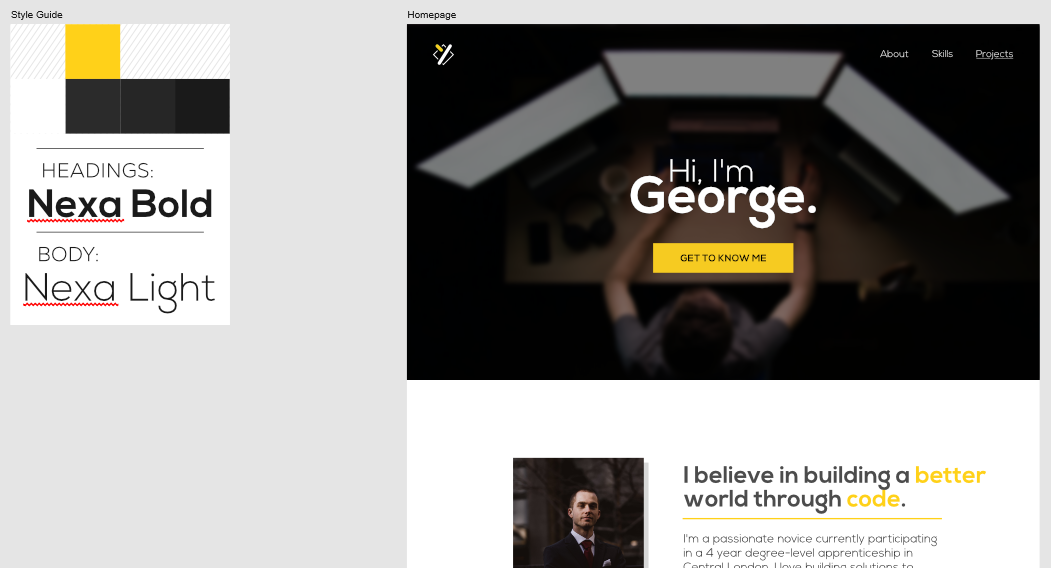 Original Site Design Image